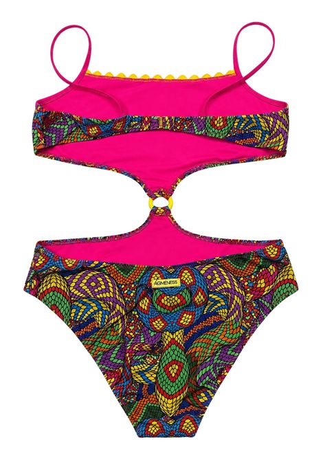 One-piece swimsuit for girls 4giveness | 5105MULTICOLOR