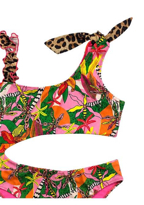 One-piece swimsuit for girls 4giveness | 5259MULTICOLOR