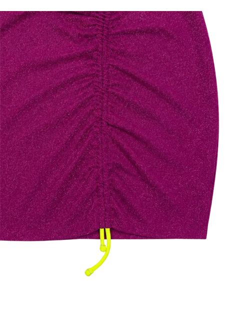 Fuchsia laminated skirt for girls 4giveness | 5275FUCSIA